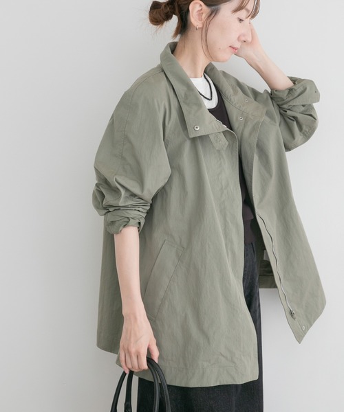 ITEMS URBANRESEARCH（アイテムズ アーバンリサーチ）の「テントラインハーフコート（その他アウター・レディース・ベージュ系その他/グリーン系その他・FREE）」の19枚目の写真