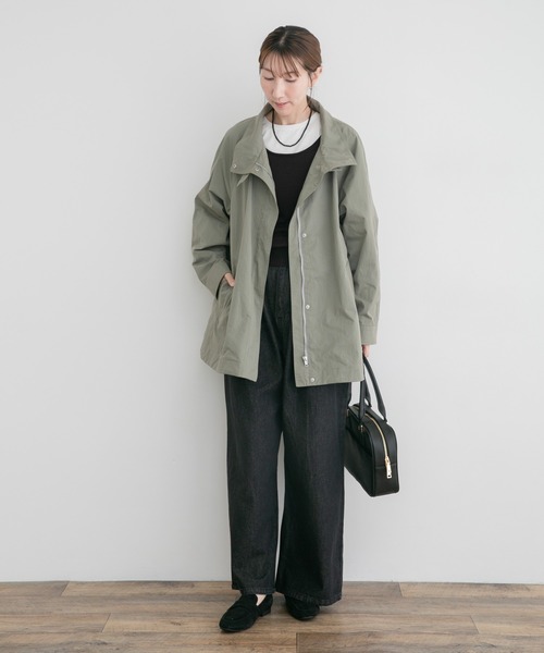 ITEMS URBANRESEARCH（アイテムズ アーバンリサーチ）の「テントラインハーフコート（その他アウター・レディース・ベージュ系その他/グリーン系その他・FREE）」の20枚目の写真