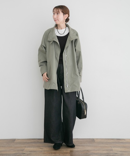 ITEMS URBANRESEARCH（アイテムズ アーバンリサーチ）の「テントラインハーフコート（その他アウター・レディース・ベージュ系その他/グリーン系その他・FREE）」の21枚目の写真