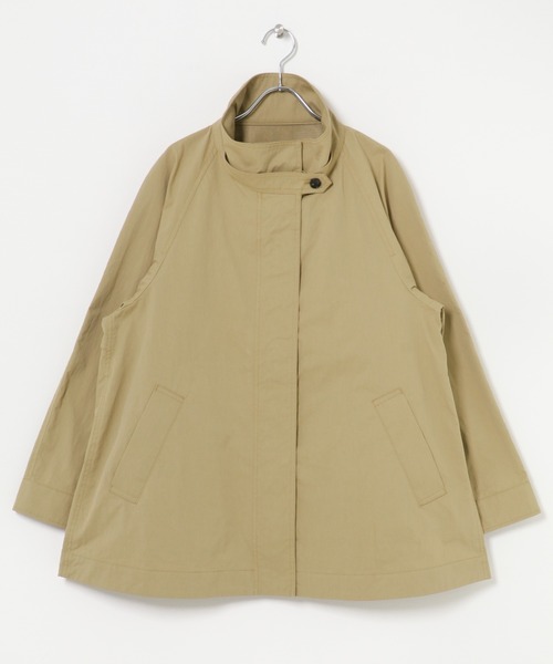 ITEMS URBANRESEARCH（アイテムズ アーバンリサーチ）の「テントラインハーフコート（その他アウター・レディース・ベージュ系その他/グリーン系その他・FREE）」の3枚目の写真