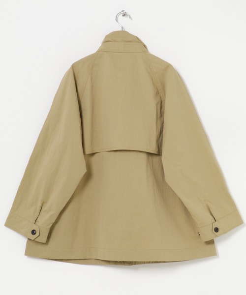 ITEMS URBANRESEARCH（アイテムズ アーバンリサーチ）の「テントラインハーフコート（その他アウター・レディース・ベージュ系その他/グリーン系その他・FREE）」の5枚目の写真