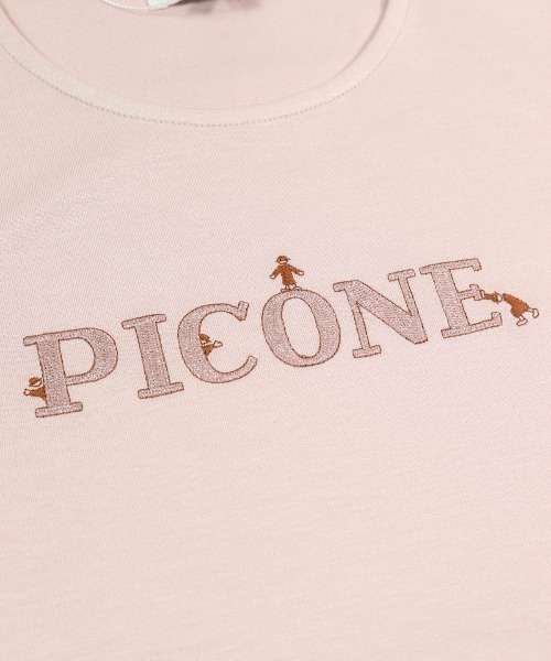 STUDIO PICONE(スタジオピッコーネ)の「レーヨン混ラメ刺繍プルオーバー(Tシャツ/カットソー・レディース・ピンク/ブラック/ブラウン/ホワイト・LL/M/L)」の22枚目の写真