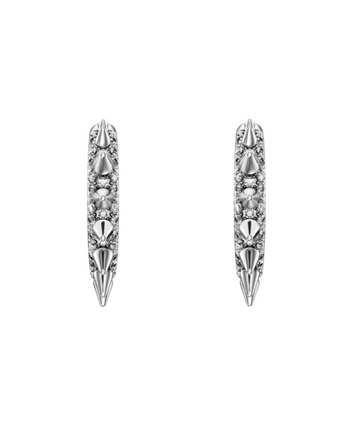 DIESEL(ディーゼル)の「ディーゼル アクセサリー ユニセックス ピアス シルバー DX1722040(ピアス(両耳用)・メンズ・シルバー・FREE)」の1枚目の写真