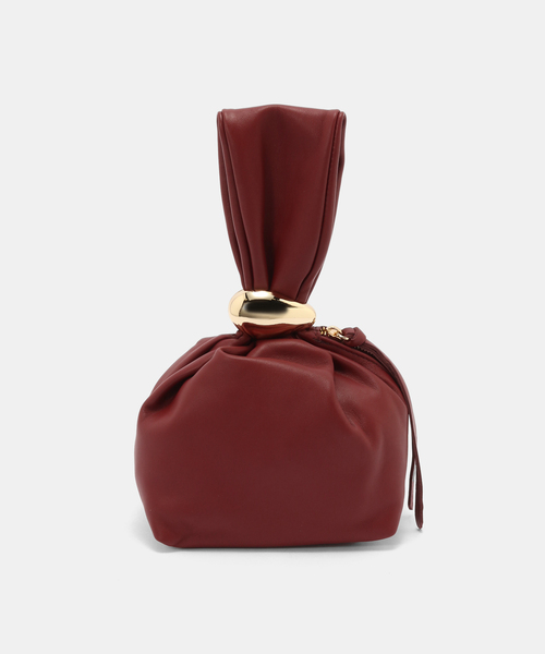 La TOTALITE(ラトータリテ)の「AULENTTI /オウレンティ ラムスキン ワンハンドルBAG(ショルダーバッグ・レディース・レンガ/カーキ・FREE)」の10枚目の写真