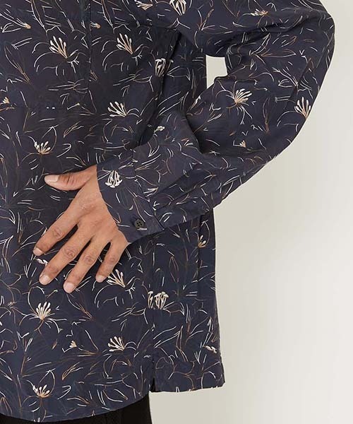 BLUE BLUE JAPAN(ブルーブルージャパン)の「レーヨンエットカサブランカ ロングスリーブシャツ(シャツ/ブラウス・メンズ・ダークネイビー・XL/L/M/S)」の7枚目の写真