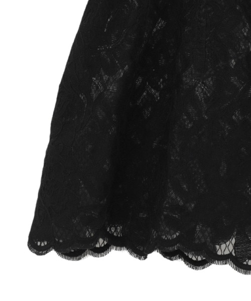 CLANE(クラネ)の「【CLANE/クラネ】FLOWER LACE WAIST SHAPE TOPS/フラワーレースウエストシェイプトップス(シャツ/ブラウス・レディース・ホワイト/ブラック・1)」の12枚目の写真