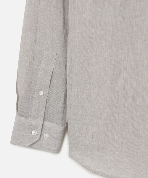 247SERIES（247シリーズ）の「オーバーサイズクリースリネンシャツ BEIGE（シャツ/ブラウス・メンズ・ベージュ・X-LARGE/LARGE/MEDIUM/SMALL/X-SMALL）」の4枚目の写真
