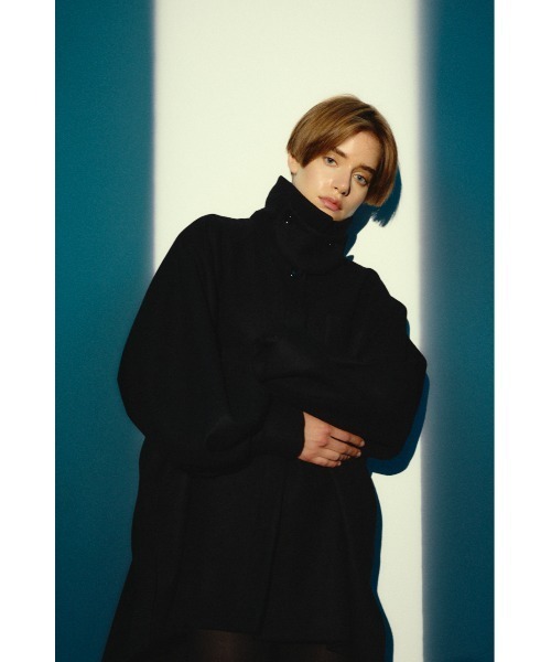 RIM.ARK（リムアーク）の「【26FW OUTER PRE ORDER】Round big sleeve CT(ラウンド ビッグ スリーブ コート)（その他アウター・レディース・グレー/ブラック/ライトブラウン・FREE）」の16枚目の写真