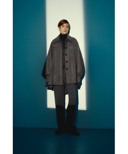 RIM.ARK（リムアーク）の「【26FW OUTER PRE ORDER】Round big sleeve CT(ラウンド ビッグ スリーブ コート)（その他アウター・レディース・グレー/ブラック/ライトブラウン・FREE）」の7枚目の写真