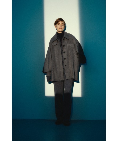 RIM.ARK（リムアーク）の「【26FW OUTER PRE ORDER】Round big sleeve CT(ラウンド ビッグ スリーブ コート)（その他アウター・レディース・グレー/ブラック/ライトブラウン・FREE）」の9枚目の写真