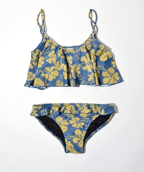 SHIPS for women(シップスフォーウィメン)の「Reyn Spooner:SHIPS別注【フラワープリント】スイムウェアー◇(水着・レディース・ライトグリーン/ブルー・SMALL/MEDIUM)」の8枚目の写真