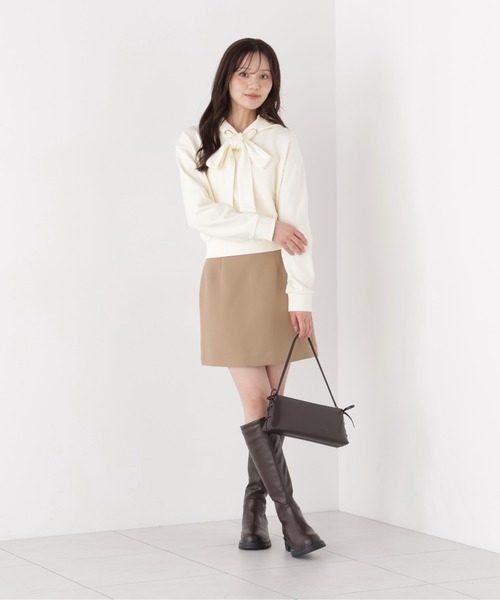 PROPORTION BODY DRESSING(プロポーションボディドレッシング)の「<a>ミニスカート(インナーパンツ付き) / 1216220004(スカート・レディース・ベージュ/ダークグレー・MEDIUM/SMALL)」の7枚目の写真