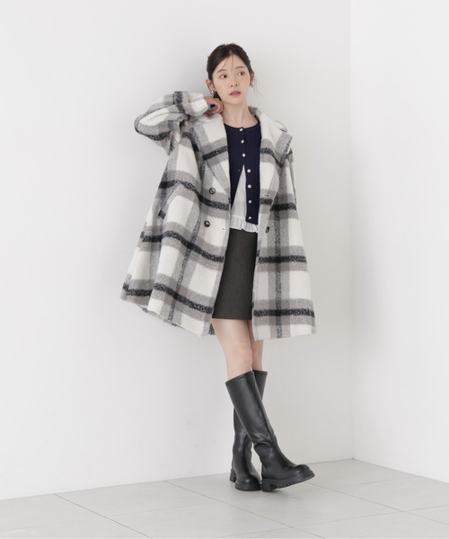 PROPORTION BODY DRESSING(プロポーションボディドレッシング)の「<a>ミニスカート(インナーパンツ付き) / 1216220004(スカート・レディース・ベージュ/ダークグレー・MEDIUM/SMALL)」の13枚目の写真