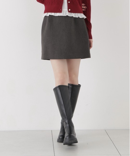 PROPORTION BODY DRESSING(プロポーションボディドレッシング)の「<a>ミニスカート(インナーパンツ付き) / 1216220004(スカート・レディース・ベージュ/ダークグレー・MEDIUM/SMALL)」の19枚目の写真
