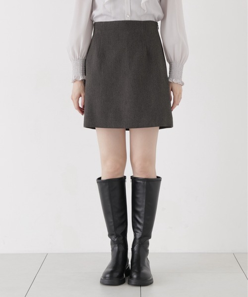 PROPORTION BODY DRESSING(プロポーションボディドレッシング)の「<a>ミニスカート(インナーパンツ付き) / 1216220004(スカート・レディース・ベージュ/ダークグレー・MEDIUM/SMALL)」の20枚目の写真
