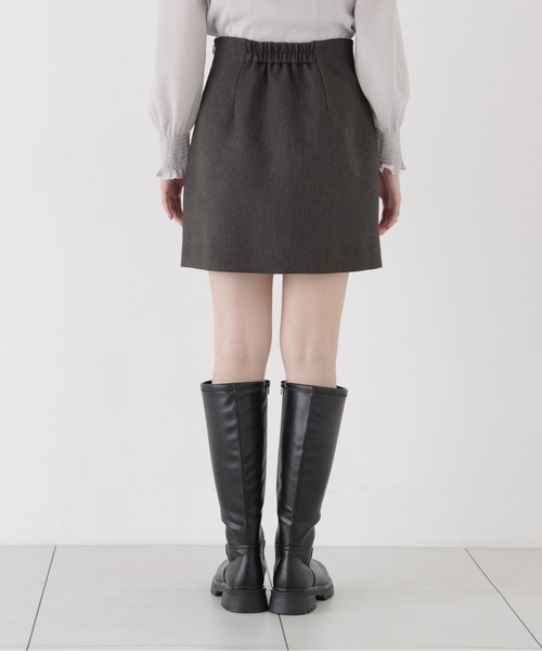 PROPORTION BODY DRESSING(プロポーションボディドレッシング)の「<a>ミニスカート(インナーパンツ付き) / 1216220004(スカート・レディース・ベージュ/ダークグレー・MEDIUM/SMALL)」の22枚目の写真