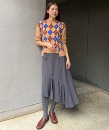アシンメトリックヘムスカート / Asymmetric Hem Skirt