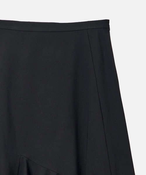 LE CIEL BLEU（ルシェルブルー）の「アシンメトリックヘムスカート / Asymmetric Hem Skirt（スカート・レディース・ブラック/チャコールグレー・34/36/38）」の4枚目の写真