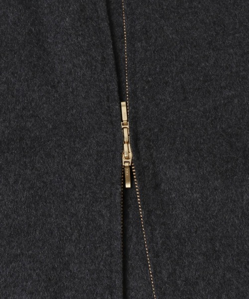 URBAN RESEARCH DOORS(アーバンリサーチドアーズ)の「ウールリバーZIPノーカラーコート(その他アウター・レディース・ネイビー/グレー系その他/ベージュ系その他・FREE)」の16枚目の写真