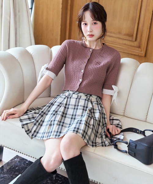 WILLSELECTION(ウィルセレクション)の「ベルト付きタックプリーツミニスカート(スカート・レディース・ブラック系その他/ボルドー/ホワイト系その他・FREE)」の22枚目の写真