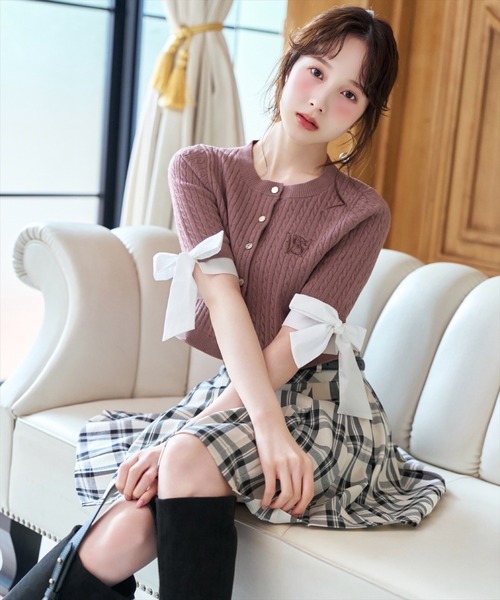 WILLSELECTION(ウィルセレクション)の「ベルト付きタックプリーツミニスカート(スカート・レディース・ブラック系その他/ボルドー/ホワイト系その他・FREE)」の16枚目の写真