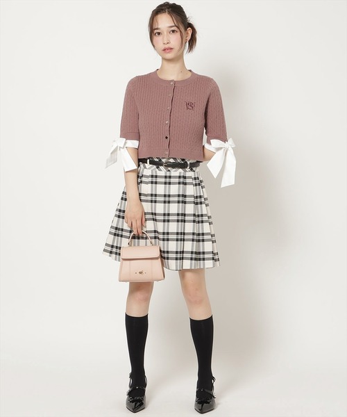 WILLSELECTION(ウィルセレクション)の「ベルト付きタックプリーツミニスカート(スカート・レディース・ブラック系その他/ボルドー/ホワイト系その他・FREE)」の18枚目の写真