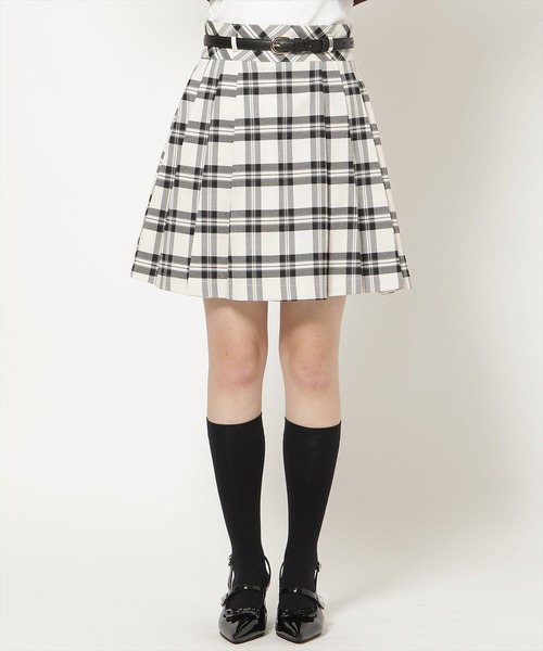 WILLSELECTION(ウィルセレクション)の「ベルト付きタックプリーツミニスカート(スカート・レディース・ブラック系その他/ボルドー/ホワイト系その他・FREE)」の19枚目の写真