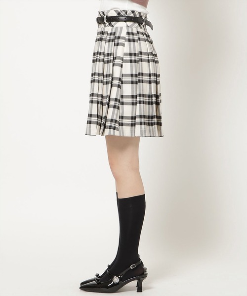 WILLSELECTION(ウィルセレクション)の「ベルト付きタックプリーツミニスカート(スカート・レディース・ブラック系その他/ボルドー/ホワイト系その他・FREE)」の20枚目の写真
