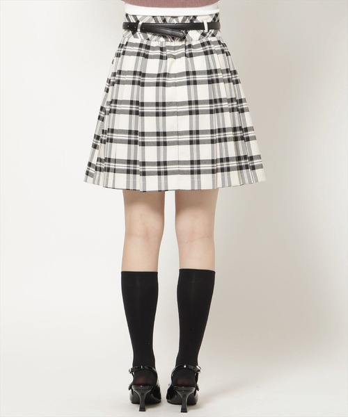 WILLSELECTION(ウィルセレクション)の「ベルト付きタックプリーツミニスカート(スカート・レディース・ブラック系その他/ボルドー/ホワイト系その他・FREE)」の21枚目の写真