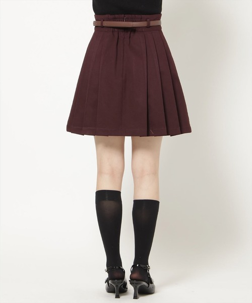 WILLSELECTION(ウィルセレクション)の「ベルト付きタックプリーツミニスカート(スカート・レディース・ブラック系その他/ボルドー/ホワイト系その他・FREE)」の14枚目の写真