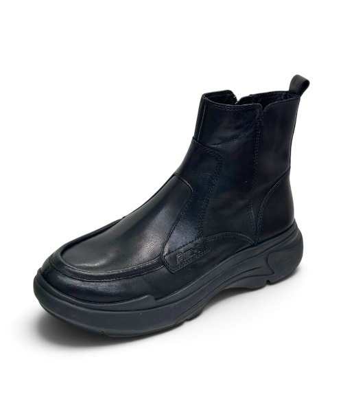 ASH(アッシュ)の「アッシュ【NORRIS】スニーカーブーツ レザー 厚底 4.5cmヒール(ブーツ・レディース・ブラック・37/38/39/40/35/36)」の4枚目の写真