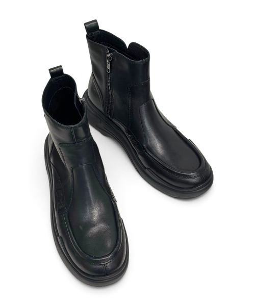 ASH(アッシュ)の「アッシュ【NORRIS】スニーカーブーツ レザー 厚底 4.5cmヒール(ブーツ・レディース・ブラック・37/38/39/40/35/36)」の8枚目の写真