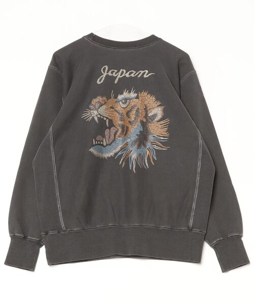 HOUSTON(ヒューストン)の「【UT214】【HOUSTON/ヒューストン】PIGMENT R/W SWEAT SHIRT TIGER 22462(スウェット・メンズ・ブラック・LARGE/X-LARGE/MEDIUM)」の15枚目の写真