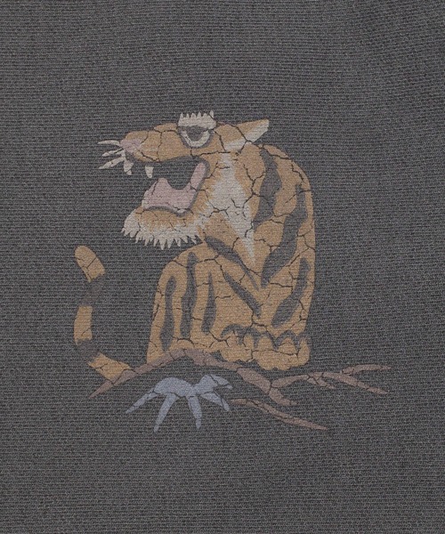 HOUSTON(ヒューストン)の「【UT214】【HOUSTON/ヒューストン】PIGMENT R/W SWEAT SHIRT TIGER 22462(スウェット・メンズ・ブラック・LARGE/X-LARGE/MEDIUM)」の11枚目の写真