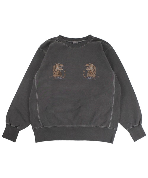 HOUSTON(ヒューストン)の「【UT214】【HOUSTON/ヒューストン】PIGMENT R/W SWEAT SHIRT TIGER 22462(スウェット・メンズ・ブラック・LARGE/X-LARGE/MEDIUM)」の16枚目の写真