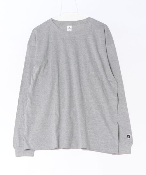 SOREA（ソレア）の「NEWTRAL(ニュートラル)/210 5.6oz Standard Emblem LS T（Tシャツ/カットソー・レディース・サンドベージュ/グレー/ホワイト/ダークグリーン・XXL/XL/S）」の2枚目の写真