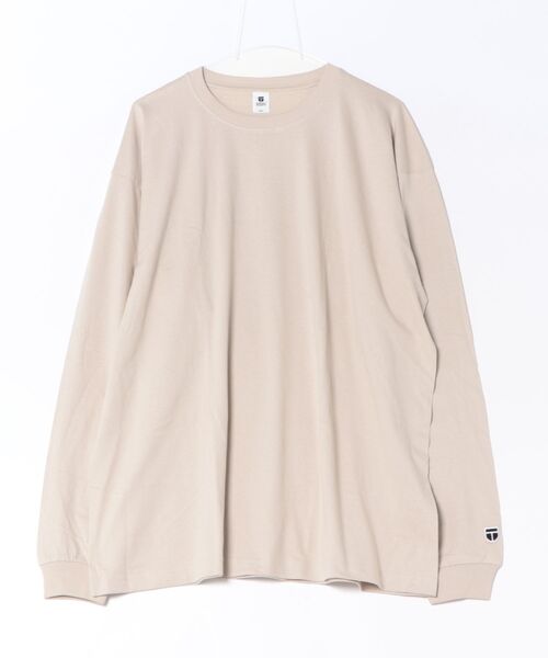 SOREA（ソレア）の「NEWTRAL(ニュートラル)/210 5.6oz Standard Emblem LS T（Tシャツ/カットソー・レディース・サンドベージュ/グレー/ホワイト/ダークグリーン・XXL/XL/S）」の3枚目の写真