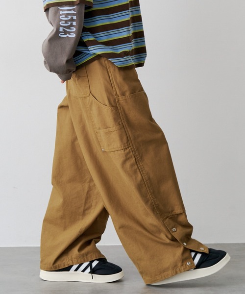 SeeSew(シーソー)の「【UNISEX】DOUBLE KNEE CURVE PANTS/ダブルニーカーブパンツ(その他パンツ・メンズ・ブラック/ライトブラウン・M/L)」の19枚目の写真