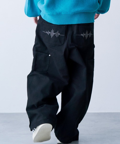 SeeSew(シーソー)の「【UNISEX】DOUBLE KNEE CURVE PANTS/ダブルニーカーブパンツ(その他パンツ・メンズ・ブラック/ライトブラウン・M/L)」の15枚目の写真
