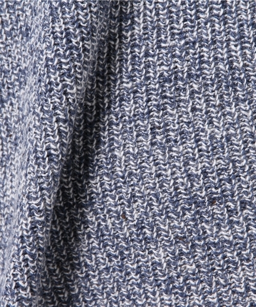 SEVENDAYS=SUNDAY（セブンデイズサンデイ）の「片アゼカラーネップ Vネックプルオーバー（ニット/セーター・レディース・ブラウン/グレー/ネイビー・FREE）」の5枚目の写真