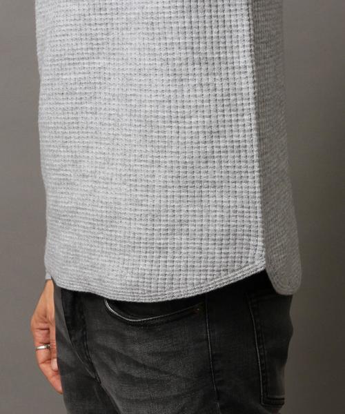 BEAUTY&YOUTH UNITED ARROWS（ビューティーアンドユースユナイテッドアローズ）の「BY ∴ ウール ワッフルニット パーカー◆（パーカー・メンズ・グレー/ホワイト・LARGE/MEDIUM/SMALL/X-LARGE）」の12枚目の写真