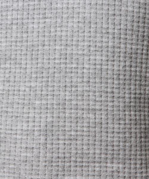 BEAUTY&YOUTH UNITED ARROWS（ビューティーアンドユースユナイテッドアローズ）の「BY ∴ ウール ワッフルニット パーカー◆（パーカー・メンズ・グレー/ホワイト・LARGE/MEDIUM/SMALL/X-LARGE）」の3枚目の写真