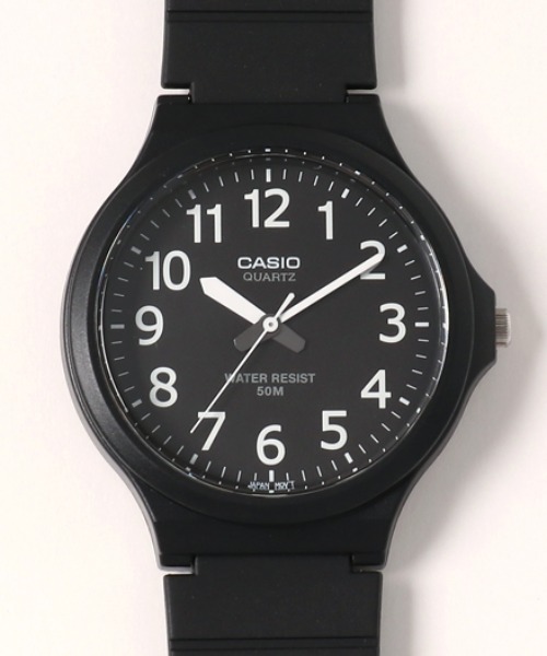 CASIO(カシオ)の「CASIO カシオ / クォーツ 腕時計 ラバーベルト 5気圧防水 ラウンドフェイス アナログ腕時計 /// MWラウンドシリーズ(アナログ腕時計・メンズ・ブラック×ホワイト/ブラック×ブルー/ブラック系その他/ブラック/ブラック×ブラック/ブラック系その他2/ブラック系その他4/ブラック系その他3/ブラック×ゴールド・FREE)」の21枚目の写真