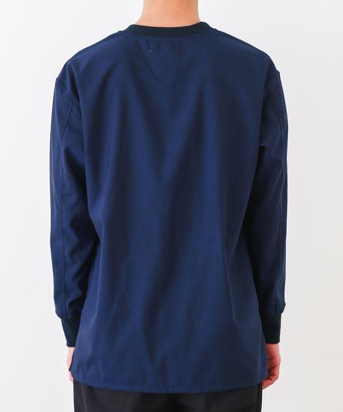 green label relaxing（グリーンレーベルリラクシング）の「SC STRC/T/W/TRO C/N プルオーバーシャツ◆（シャツ/ブラウス・メンズ・グレー/ネイビー/その他・LARGE/MEDIUM/X-LARGE/SMALL）」の7枚目の写真