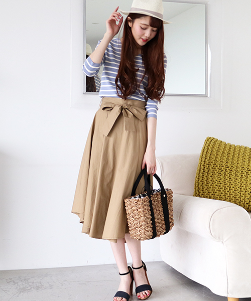 N.（N. Natural Beauty Basic）（エヌエヌナチュラルビューティーベーシック）の「総針ニットプルオーバー七分袖（ニット/セーター・レディース・ピンク系その他/ホワイト系その他/ブルー系その他・MEDIUM）」の8枚目の写真