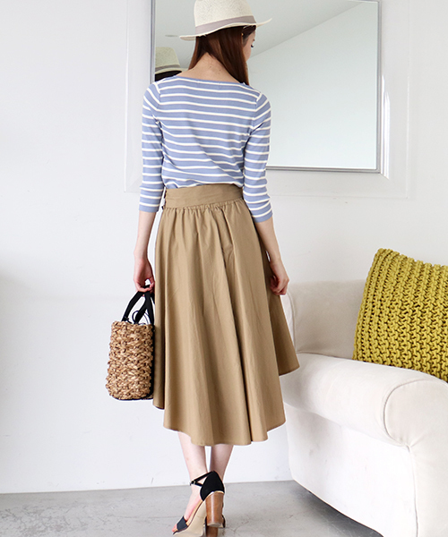 N.（N. Natural Beauty Basic）（エヌエヌナチュラルビューティーベーシック）の「総針ニットプルオーバー七分袖（ニット/セーター・レディース・ピンク系その他/ホワイト系その他/ブルー系その他・MEDIUM）」の11枚目の写真