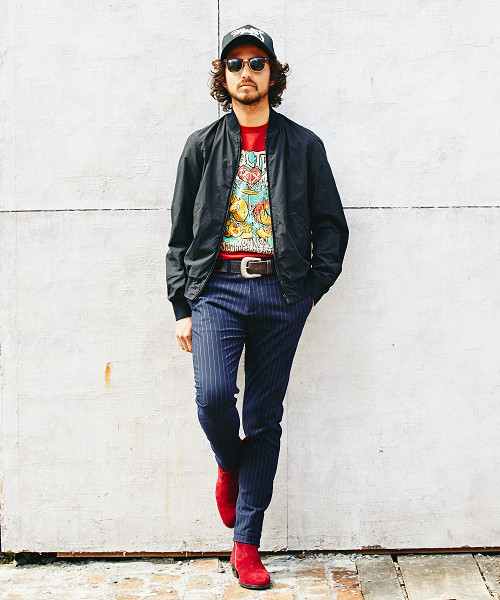 HYSTERIC GLAMOUR（ヒステリックグラマー）の「ROYAL TRUX/JABBER JAW 3711 プリント Tシャツ（Tシャツ/カットソー・メンズ・ホワイト/レッド/ブラック・X-SMALL/SMALL/MEDIUM/LARGE）」の5枚目の写真