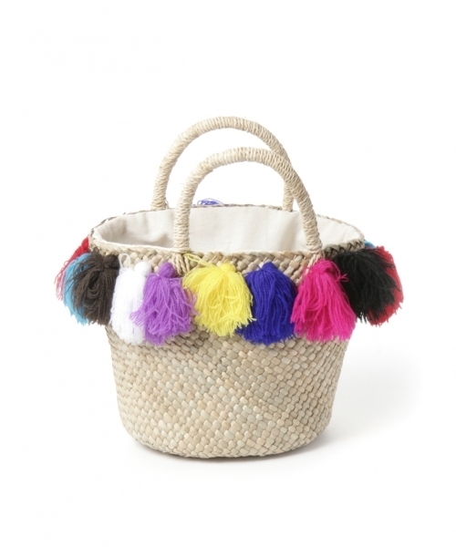 A part by（アパートバイ）の「シーグラスカラフルバッグ 750741（かごバッグ・レディース・ベージュ・FREE）」の10枚目の写真