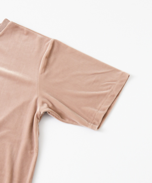 URBAN RESEARCH（アーバンリサーチ）の「ベロアTシャツ（Tシャツ/カットソー・レディース・ネイビー/グレー系その他/ベージュ系その他・FREE）」の11枚目の写真