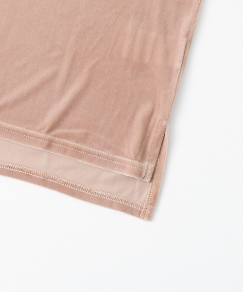 URBAN RESEARCH（アーバンリサーチ）の「ベロアTシャツ（Tシャツ/カットソー・レディース・ネイビー/グレー系その他/ベージュ系その他・FREE）」の12枚目の写真